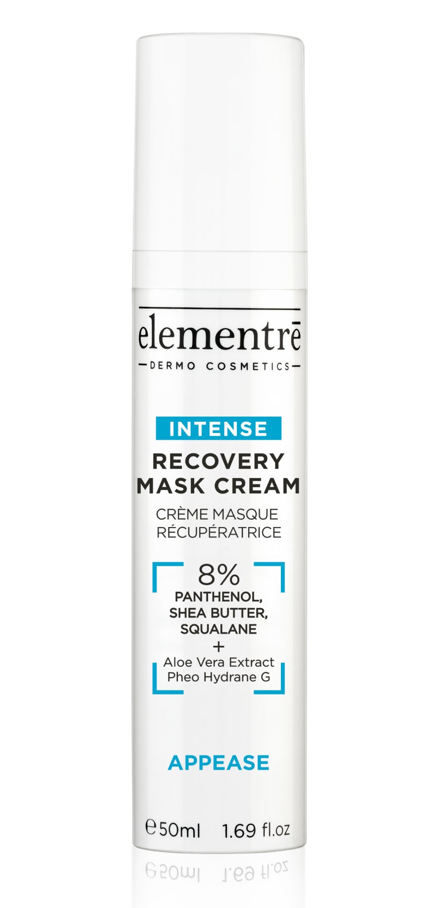 Восстанавливающая крем-маска с пантенолом и скваланом Elementre 50 мл